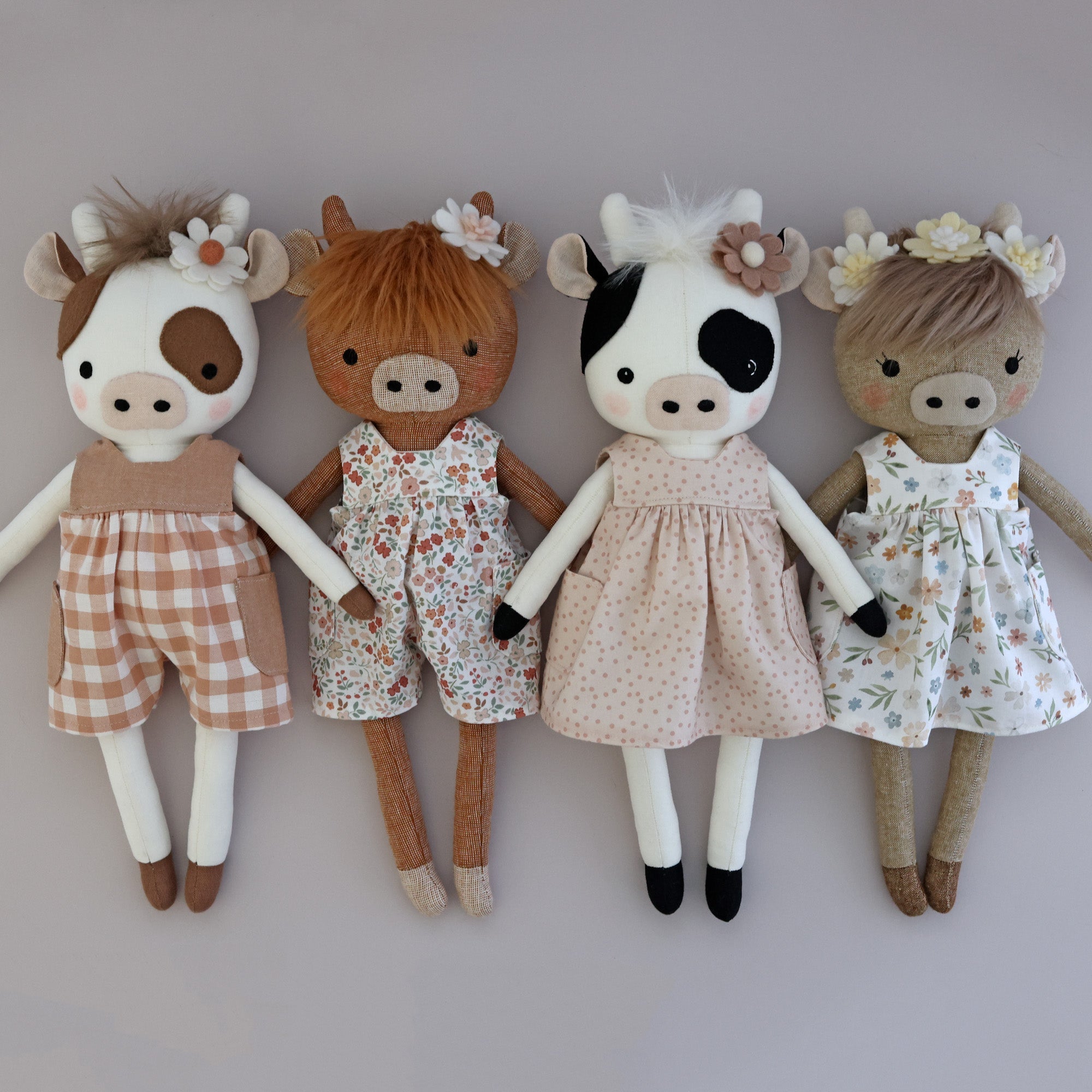 Animal doll patterns – Studio Seren