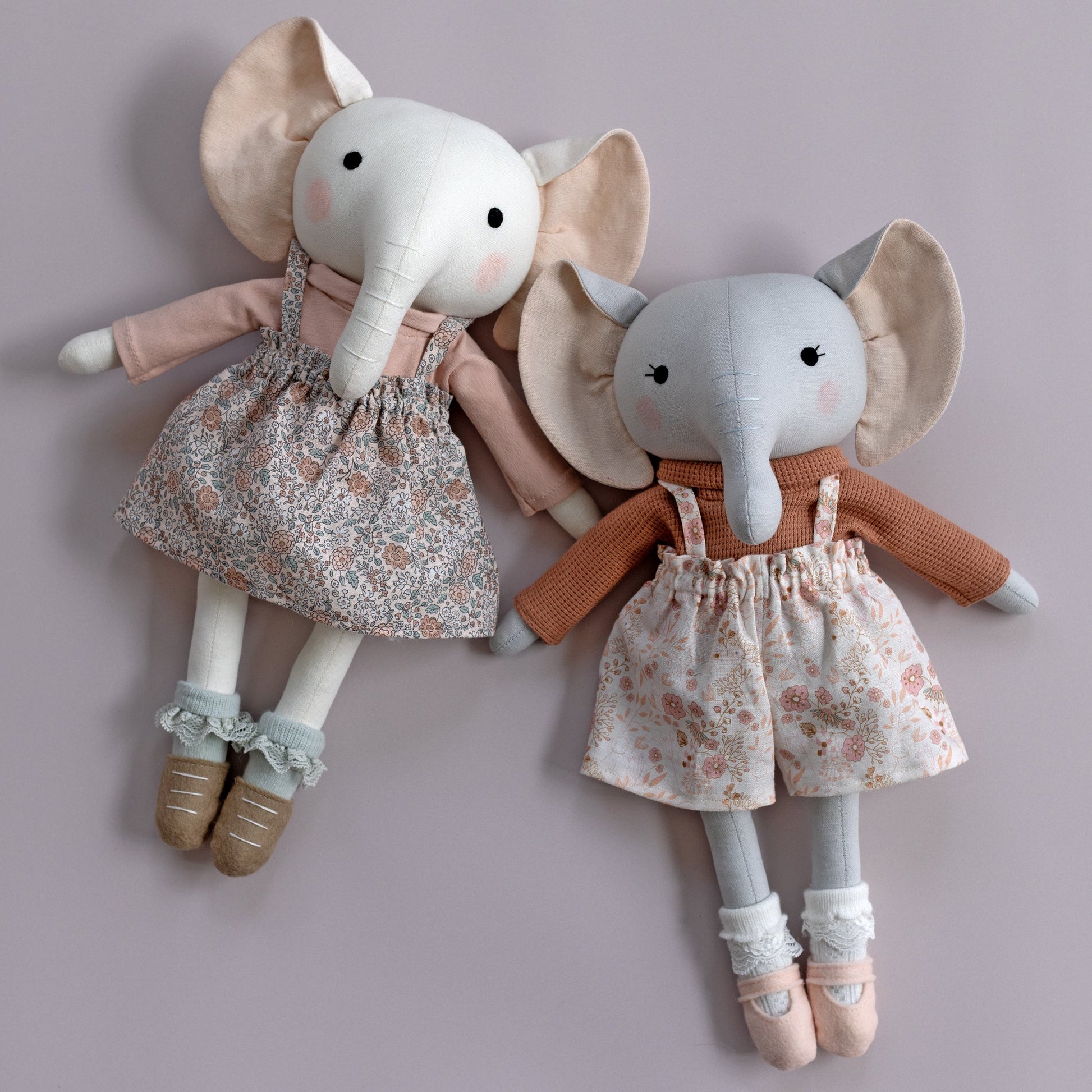 Elephant sewing pattern and tutorial - Studio Seren