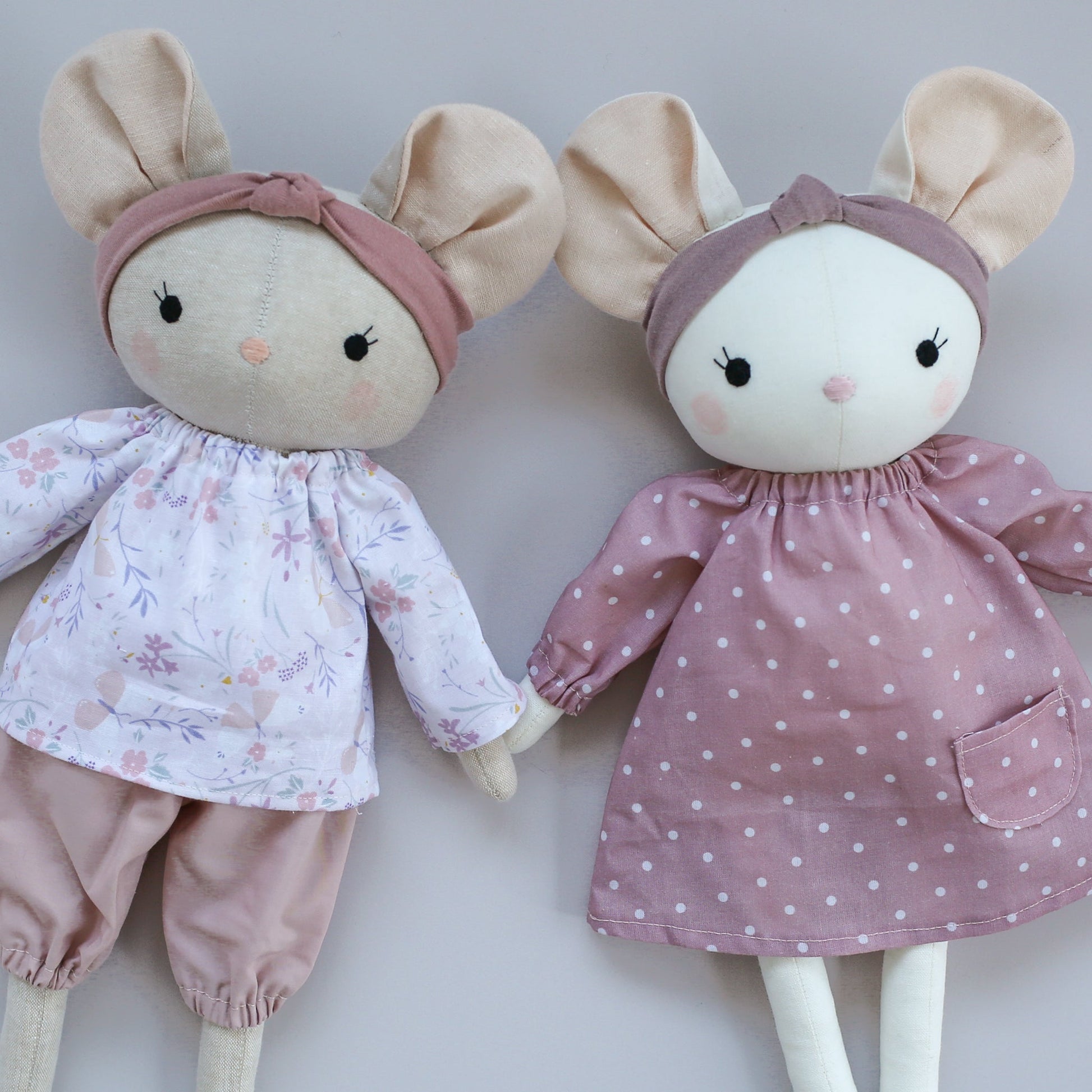 Mouse sewing pattern and tutorial - Studio Seren
