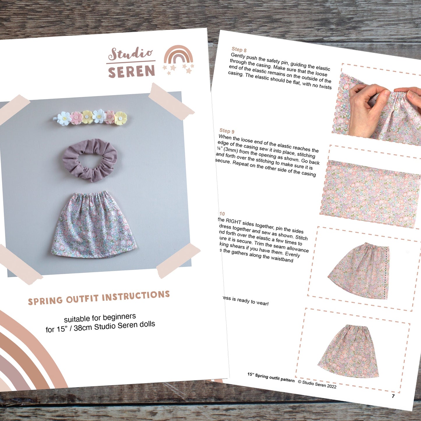 Spring outfit sewing pattern - Studio Seren