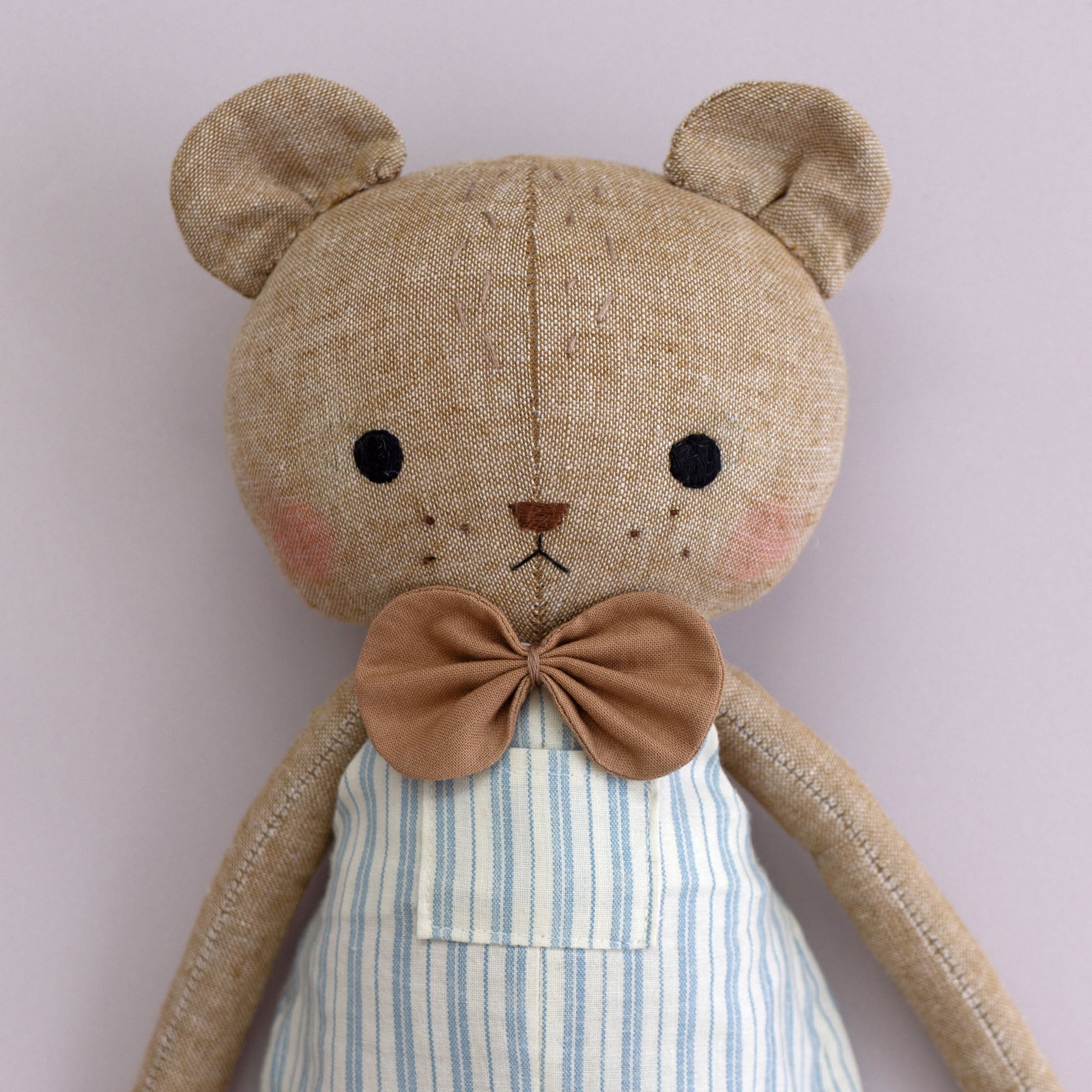 Teddy bear sewing pattern and tutorial - Studio Seren